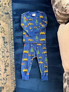 Hanna Andersson Christmas Crew Kids Holiday Long John Pajama Set